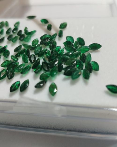 20.90 Cts lot of Natural Marquise cut Emeralds