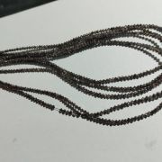 Light Brown Natural Diamond Bead Lines