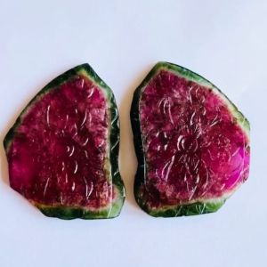Natural Watermelon Tourmaline Pair – 250 cts
