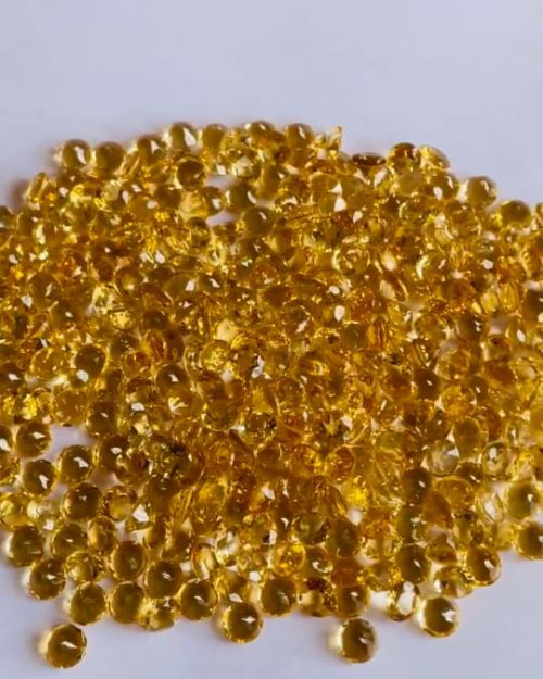 AAA Quality Natural Citrine Lot – 421 cts (7mm, Loupe Clean)