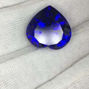 AAA+ Quality Natural Tanzanite – Heart Shape, 26.50 Carats