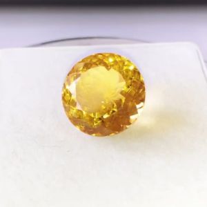 Beautiful AAA Quality Natural Citrine – Round, 17.79 Carats
